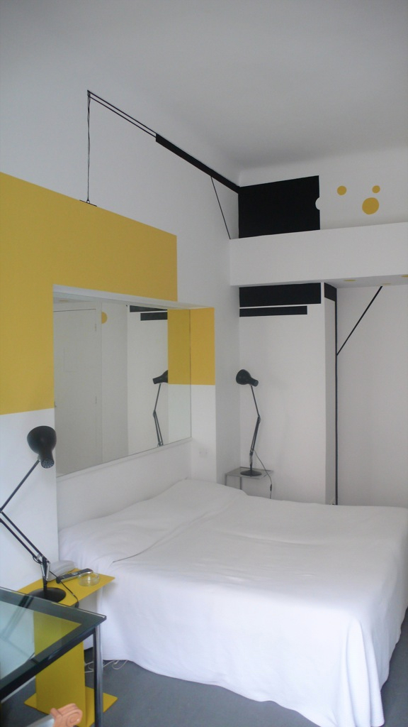 Vue imprenable, Hôtel Windsor, réalisation de la chambre n°10, Nice, 2008